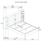 Arielle 5-piece Queen Bedroom Set Light Oak
