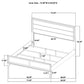 Welsley 5-piece California King Bedroom Set Walnut