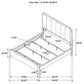 Amsbury 4-piece California King Bedroom Set Nutmeg