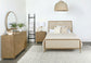 Arini 4-piece Eastern King Bedroom Set Cream and Sand Wash