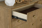 Arini 4-piece Eastern King Bedroom Set Cream and Sand Wash