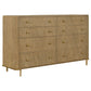 Arini 5-piece Eastern King Bedroom Set Cream and Sand Wash