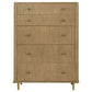 Arini 5-piece Eastern King Bedroom Set Cream and Sand Wash