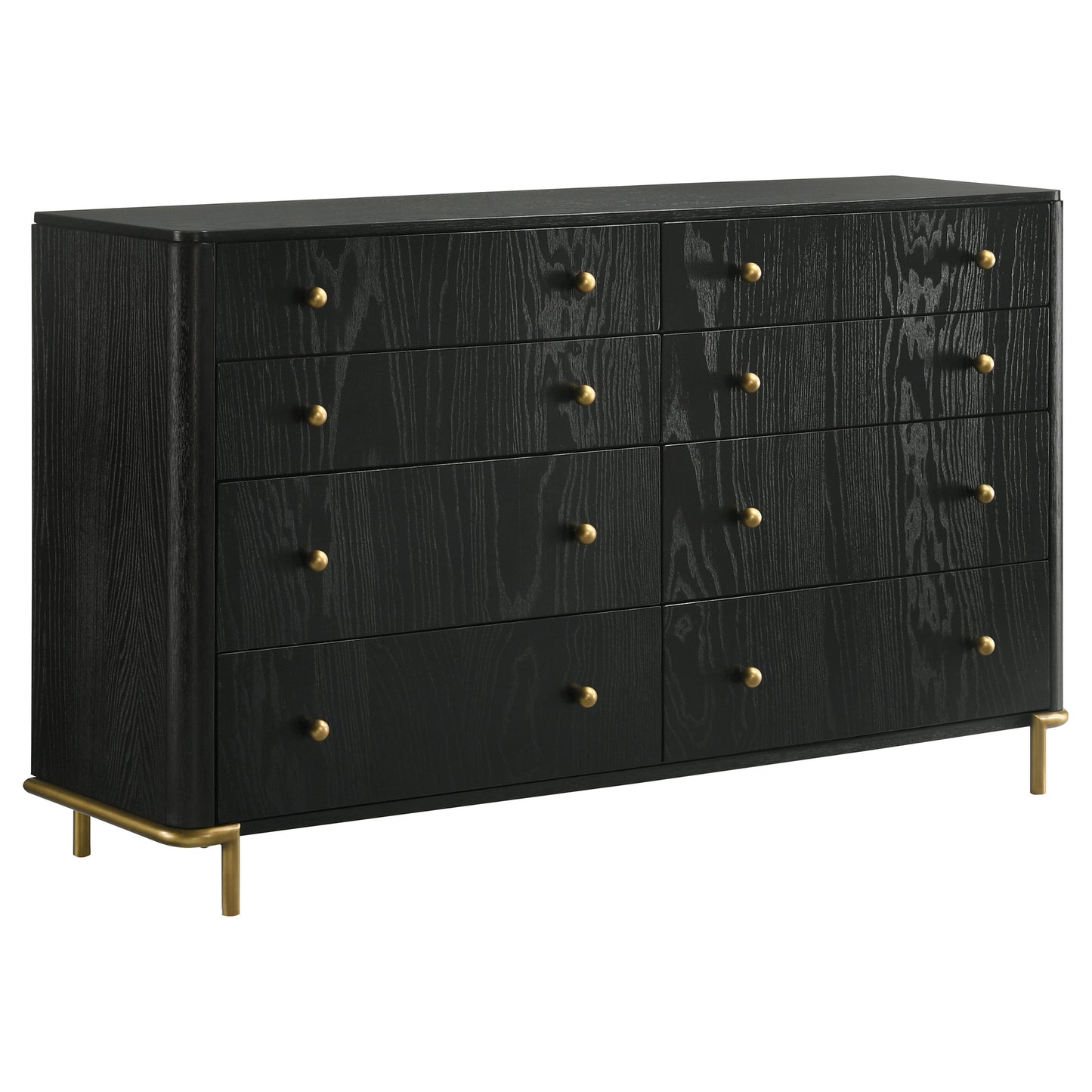 Arini 4-piece California King Bedroom Set Cream and Black