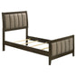 Wilkes 4-piece Twin Bedroom Set Dark Cocoa
