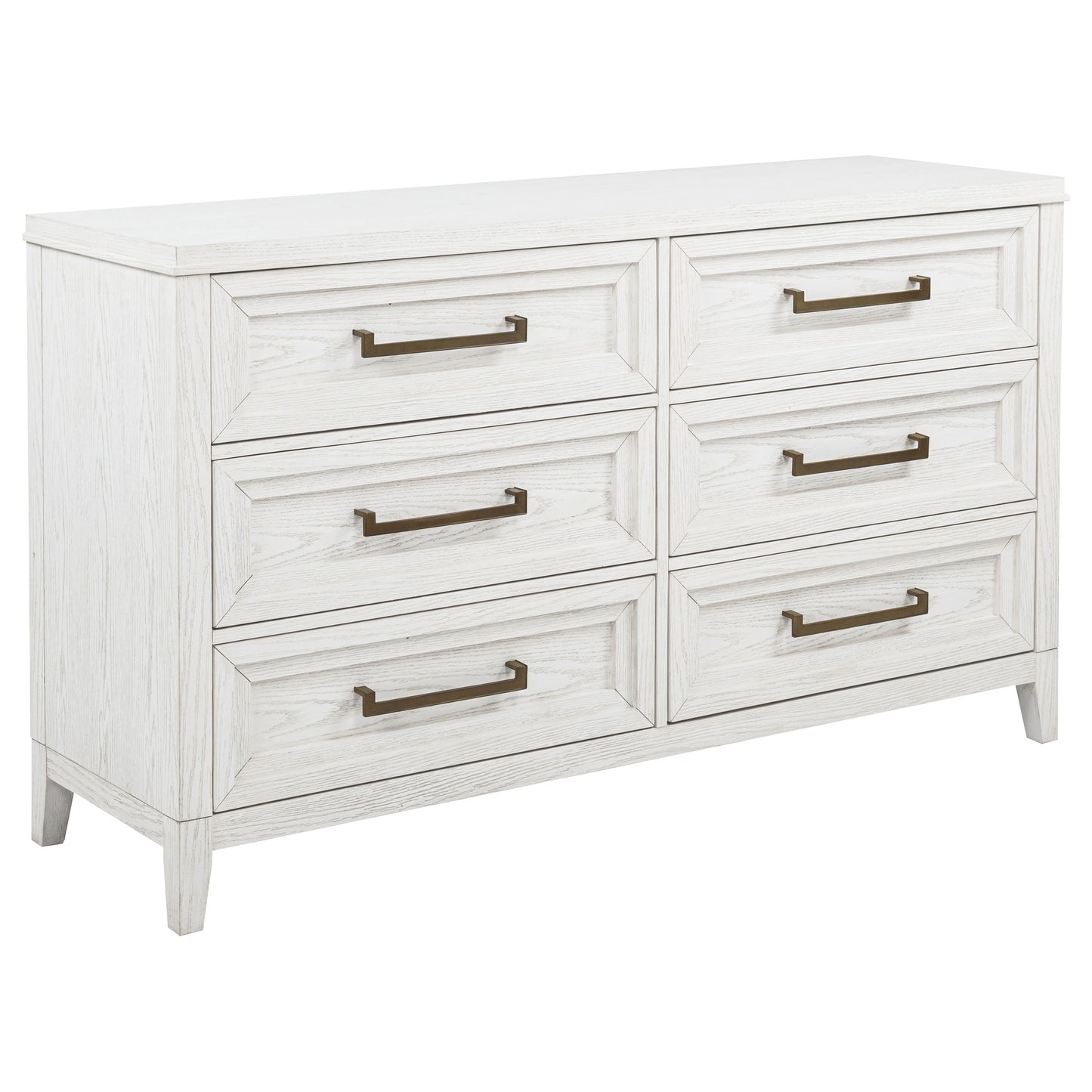 Marielle 4-piece Eastern King Bedroom Set Distressed White