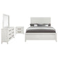 Marielle 4-piece Cal King Bedroom Set Distressed White