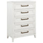 Marielle 5-piece Cal King Bedroom Set Distressed White