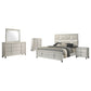Olivia 5-piece Eastern King Bedroom Set Pearl White