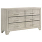 Trenton 4-piece Queen Bedroom Set Rustic Cream