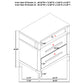 Gracemont 5-piece Eastern King Bedroom Set White