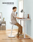 23.6-33.3'' Standing Desk Chair Dove Gray FredCo