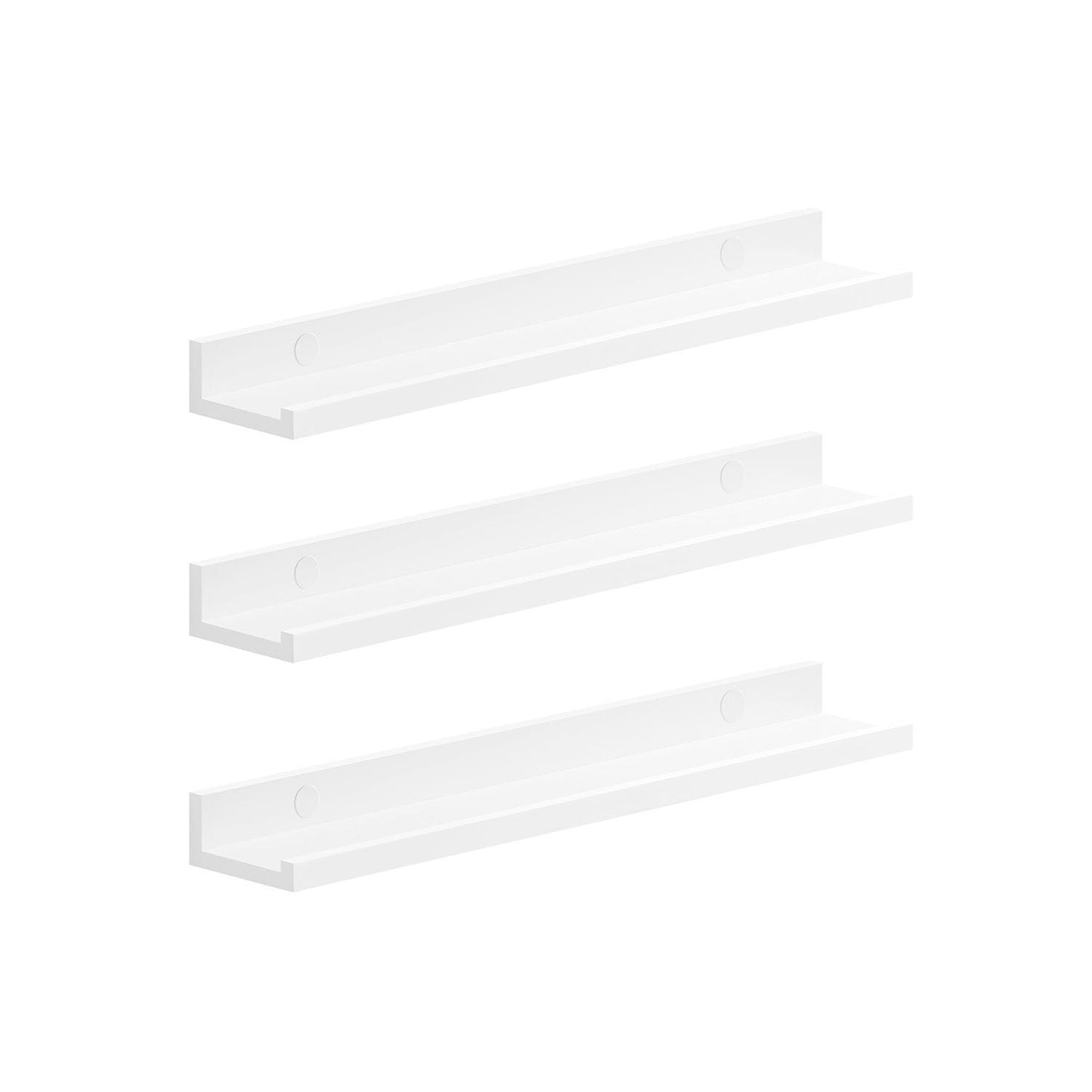 23.6” Wide Floating Shelves Set of 3 FredCo