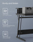 23.6 x 47.2 x 29.5 Inches Office Desk FredCo