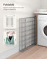 23.8 Gal Laundry Hamper Silver and Mint FredCo