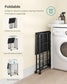 23.8-Gallon Laundry Hamper with Wheels Cloud Ink Black and Cloud White FredCo