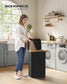 23.8 Gallons (90L) Laundry Hamper with Lid Ink Black FredCo