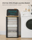 23.8 Gallons (90L) Laundry Hamper with Lid Ink Black FredCo