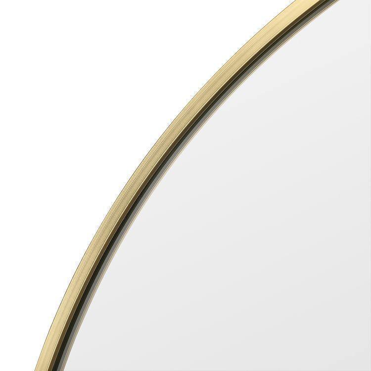 24-Inch Diameter Mirror w/Gold Trim FredCo