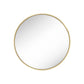 24-Inch Diameter Mirror w/Gold Trim FredCo