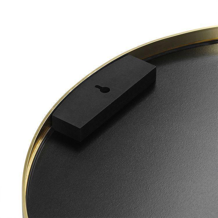 24-Inch Diameter Mirror w/Gold Trim FredCo