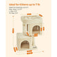 26.4-Inch Cat Tree Beige FredCo