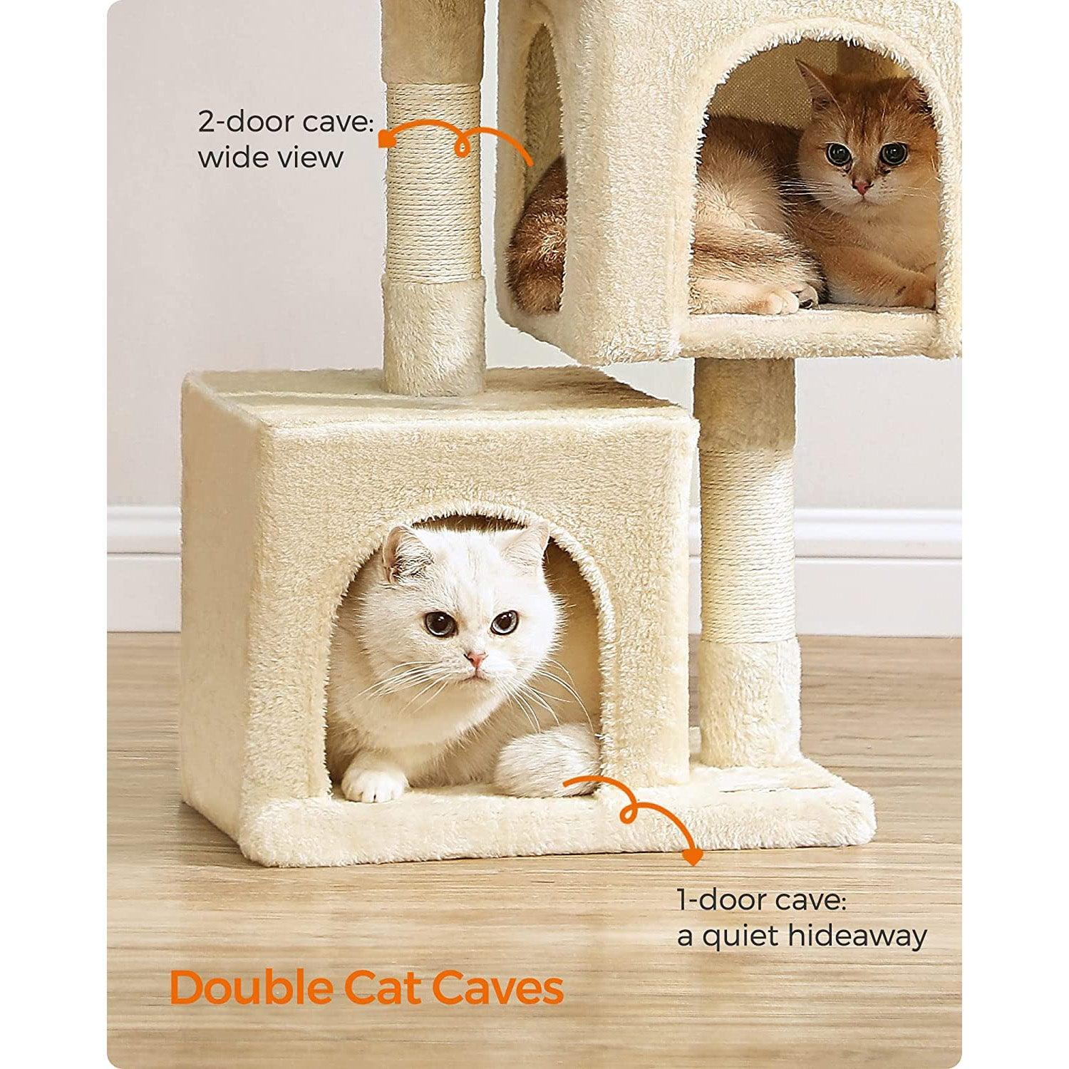 26.4-Inch Cat Tree Beige FredCo