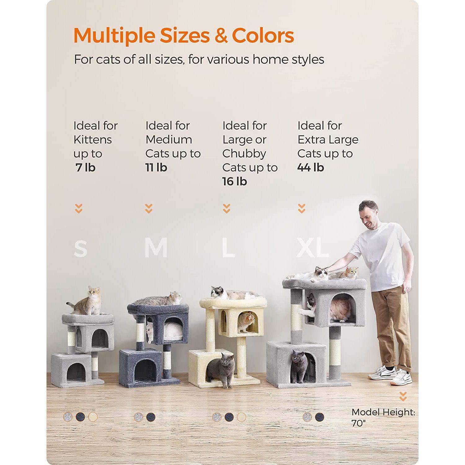 26.4-Inch Cat Tree Beige FredCo