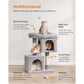 26.4-Inch Cat Tree Light Gray FredCo