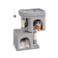 26.4-Inch Cat Tree Light Gray FredCo