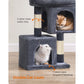 26.4-Inch Cat Tree Smoky Gray FredCo