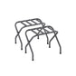27.2”D x 15”W x 20.5”H Luggage Rack Forest Slate Gray FredCo