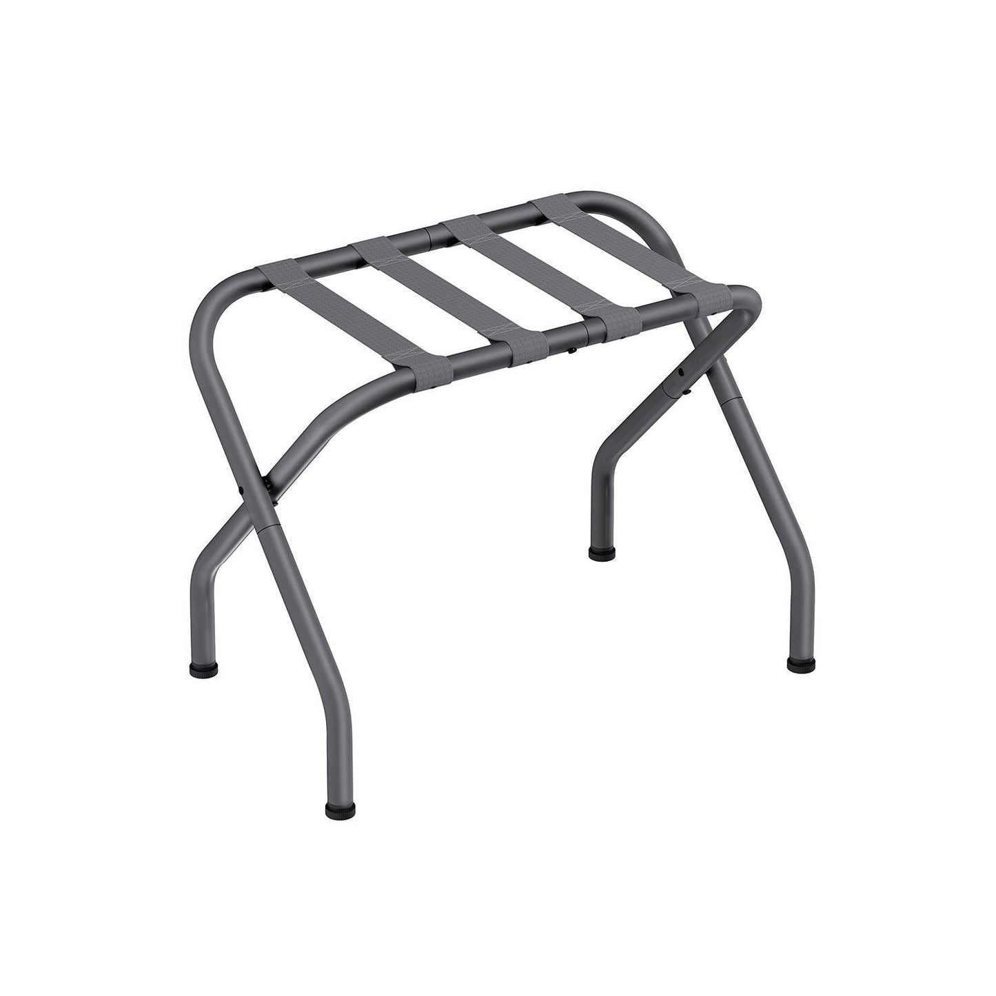 27.2”D x 15”W x 20.5”H Luggage Rack Slate Gray FredCo