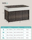 27.7 Gallon Woven Storage Basket with Lid FredCo