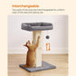 27.9-Inch Cat Scratching Post Light Gray FredCo