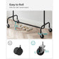 286.6 lb Load Clothes Rack Matte Black FredCo