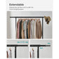 286.6 lb Load Clothes Rack Matte Black FredCo