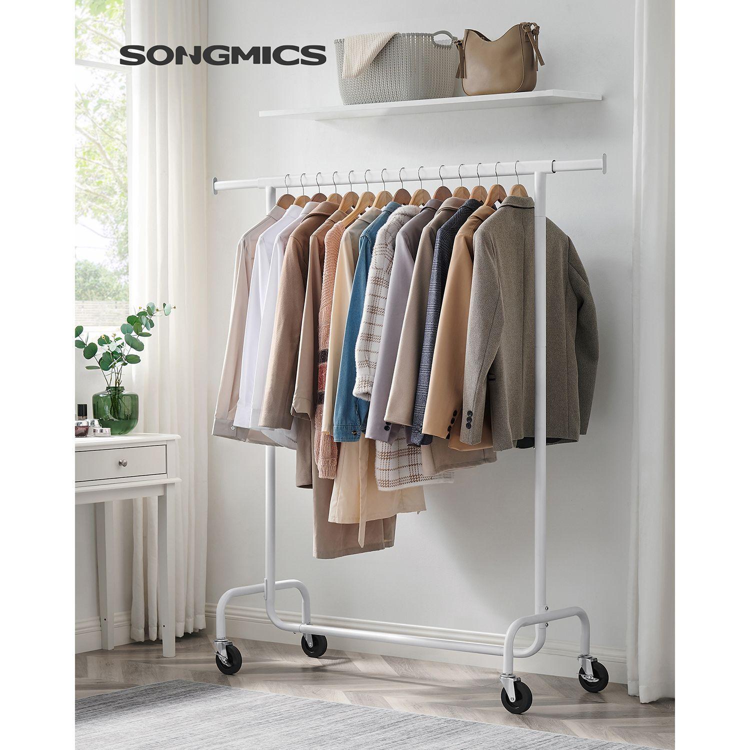 286.6 lb Load Clothes Rack Matte White FredCo