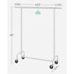 286.6 lb Load Clothes Rack Matte White FredCo