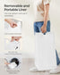 29.1-Gallon Laundry Hamper with Wheels Cloud White FredCo