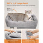 29.1-Inch Cat Tree Light Gray FredCo