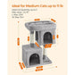 29.1-Inch Cat Tree Light Gray FredCo