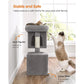 29.1-Inch Cat Tree Light Gray FredCo