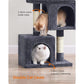 29.1-Inch Cat Tree Smoky Gray FredCo