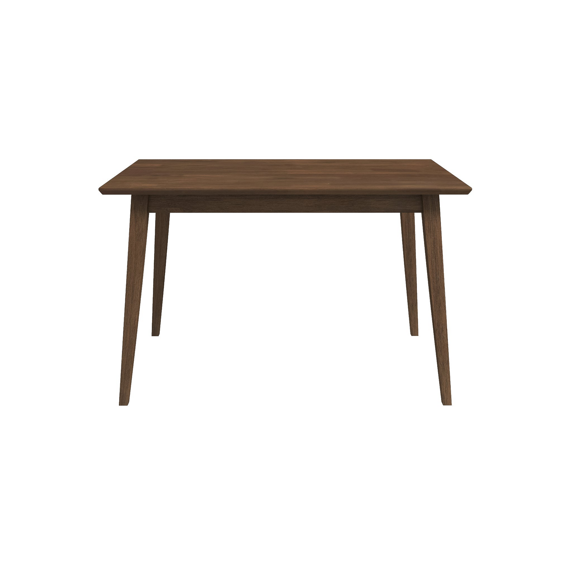 Mid-century modern wooden dining table with tapered legs, FredCo International furniture