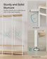3-Column Clothes Rack Natural Beige FredCo