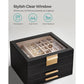 3-Layer Jewelry Box Graphite Black FredCo