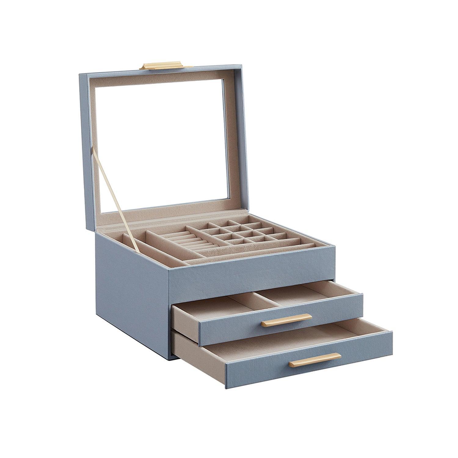 3-Layer Jewelry Box Smoky Gray FredCo