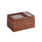 3-Layer Wooden Jewelry Storage Coffee Brown FredCo