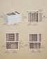 3-Layer Wooden Jewelry Storage Snow White FredCo